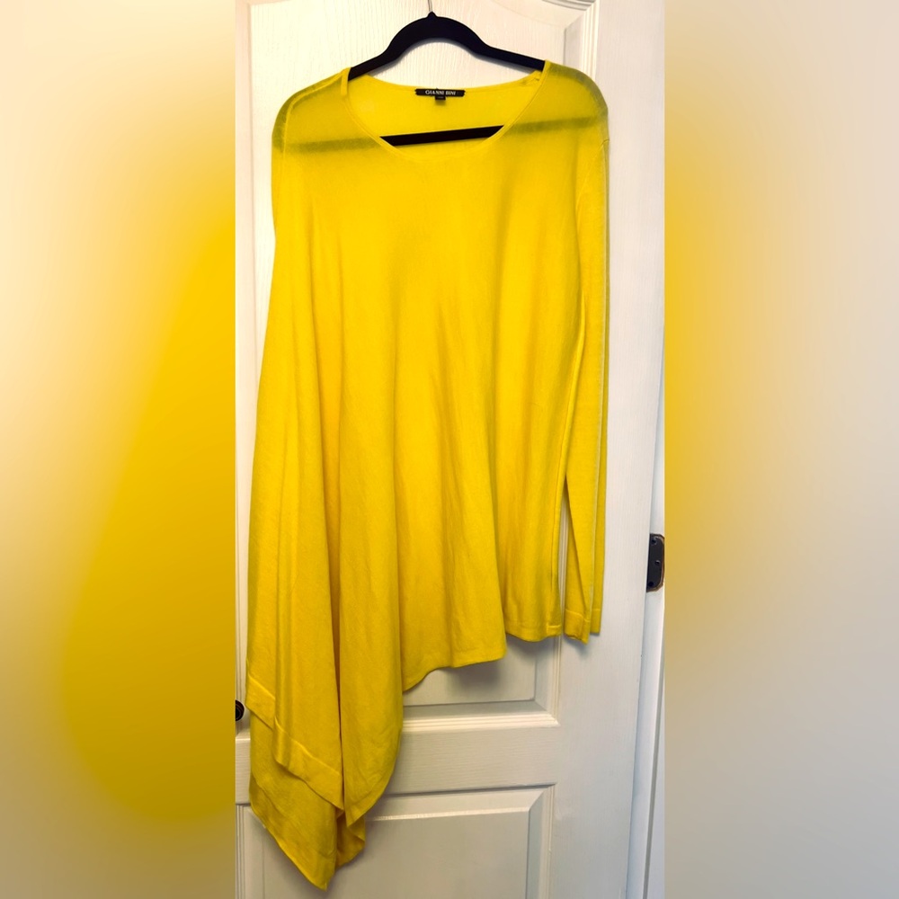 Gianni bernini Asymmetrical Sweater XL, 100% wool